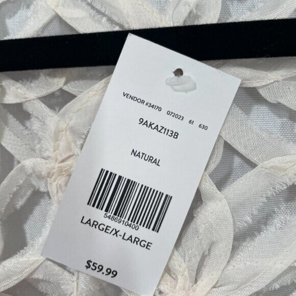 NWT ~ Willow & Root Light Weight Floral Duster Open Cardigan Cover Boho L/XL - Picture 4 of 6